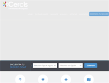 Tablet Screenshot of cercis.cl